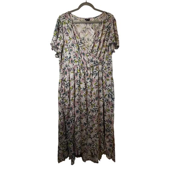 NWT Torrid Midi Swiss Dot Flutter Dress- Size 2X - Picture 2 of 12